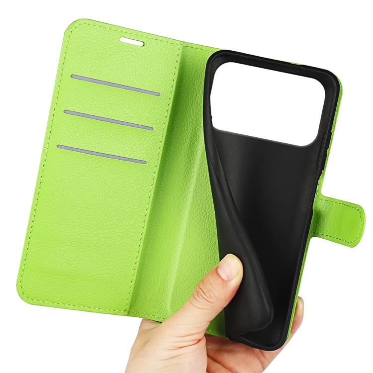 For iPhone 17 Pro Max Litchi Texture Horizontal Flip Leather Phone Case with Holder