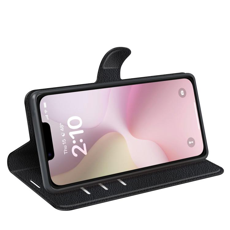 For iPhone 17e / 16e Litchi Texture Horizontal Flip Leather Phone Case with Holder