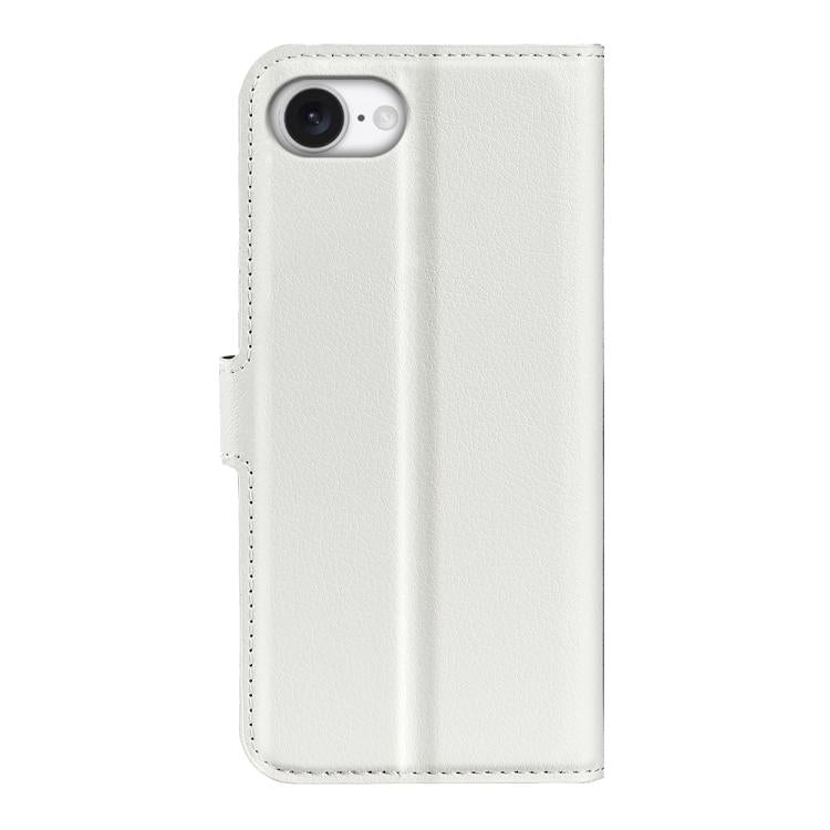 For iPhone 17e / 16e Litchi Texture Horizontal Flip Leather Phone Case with Holder