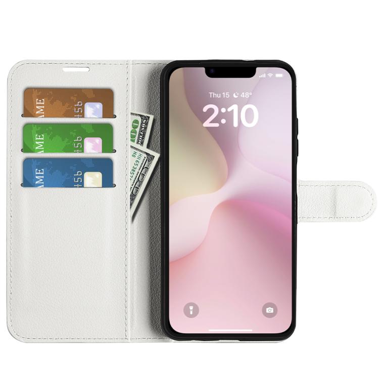 For iPhone 17e / 16e Litchi Texture Horizontal Flip Leather Phone Case with Holder