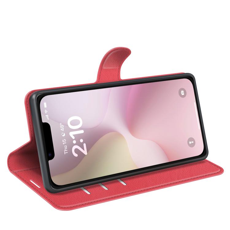 For iPhone 17e / 16e Litchi Texture Horizontal Flip Leather Phone Case with Holder
