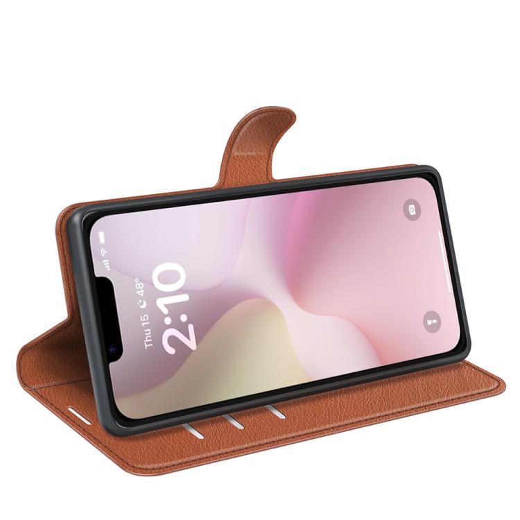 For iPhone 17e / 16e Litchi Texture Horizontal Flip Leather Phone Case with Holder