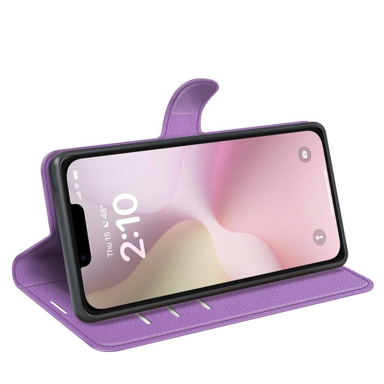 For iPhone 17e / 16e Litchi Texture Horizontal Flip Leather Phone Case with Holder