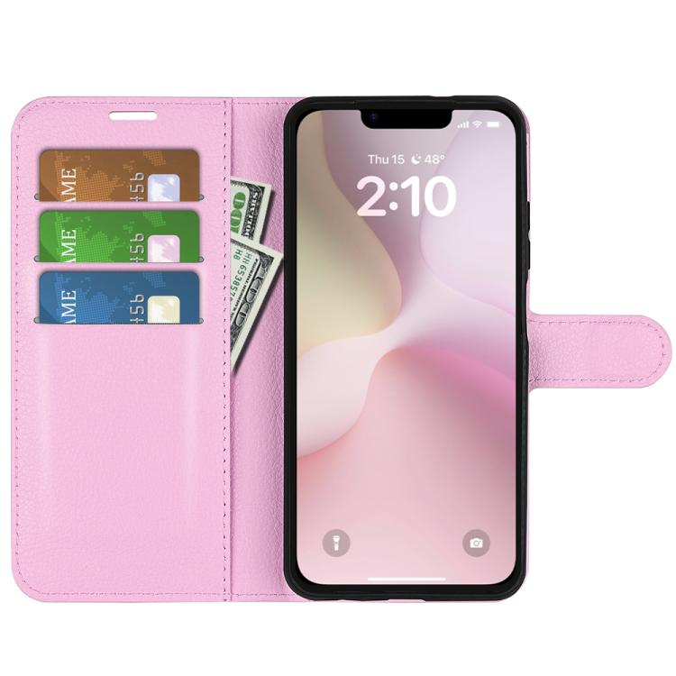 For iPhone 17e / 16e Litchi Texture Horizontal Flip Leather Phone Case with Holder