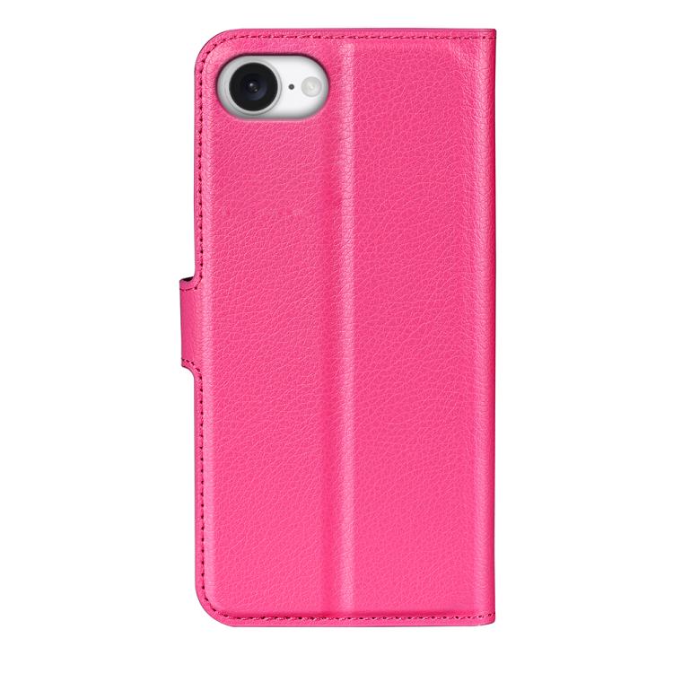 For iPhone 17e / 16e Litchi Texture Horizontal Flip Leather Phone Case with Holder