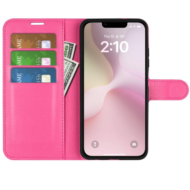 For iPhone 17e / 16e Litchi Texture Horizontal Flip Leather Phone Case with Holder