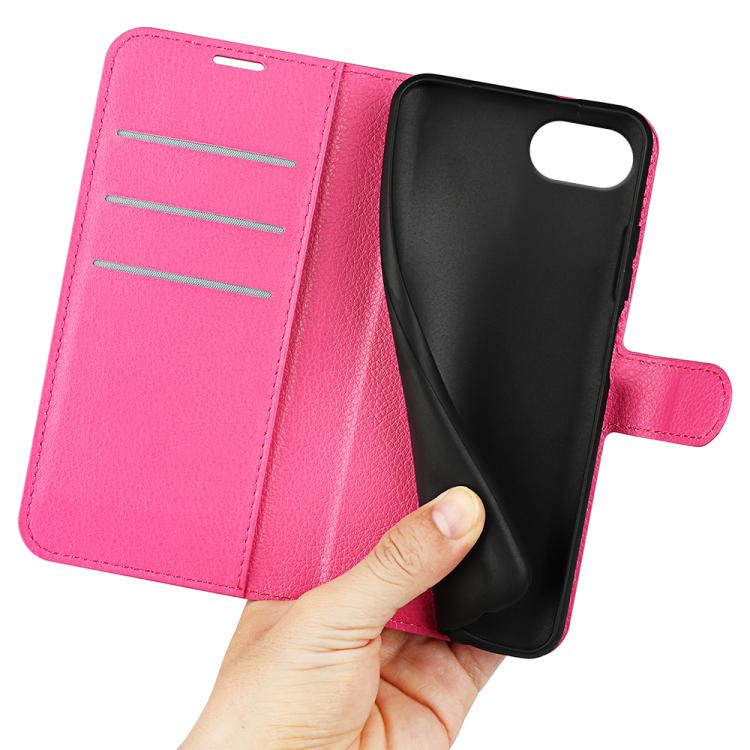 For iPhone 17e / 16e Litchi Texture Horizontal Flip Leather Phone Case with Holder