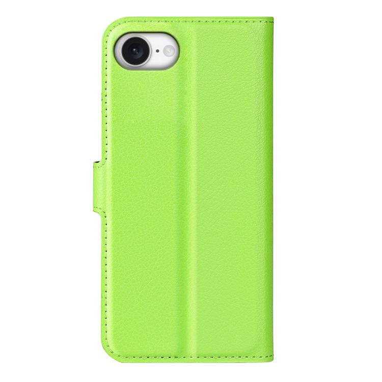 For iPhone 17e / 16e Litchi Texture Horizontal Flip Leather Phone Case with Holder