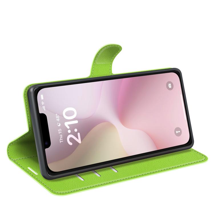 For iPhone 17e / 16e Litchi Texture Horizontal Flip Leather Phone Case with Holder