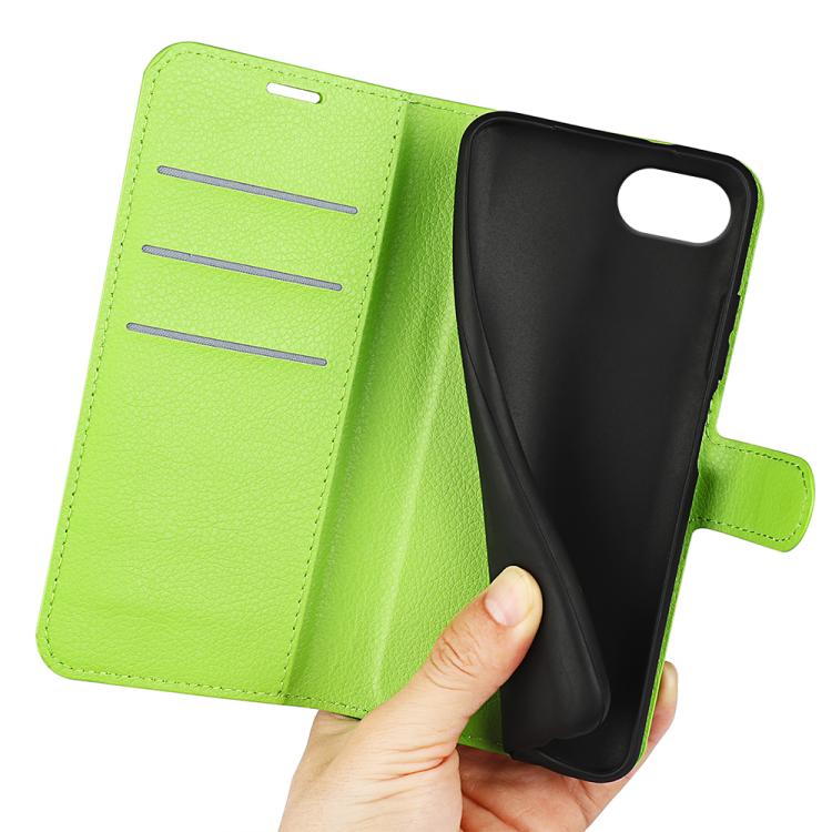 For iPhone 17e / 16e Litchi Texture Horizontal Flip Leather Phone Case with Holder