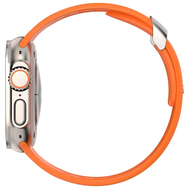 For Apple Watch 46mm / 49mm / 45mm / 44mm Explorer Silicone Watch Band