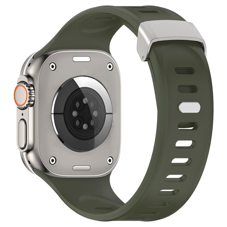 For Apple Watch 46mm / 49mm / 45mm / 44mm Explorer Silicone Watch Band