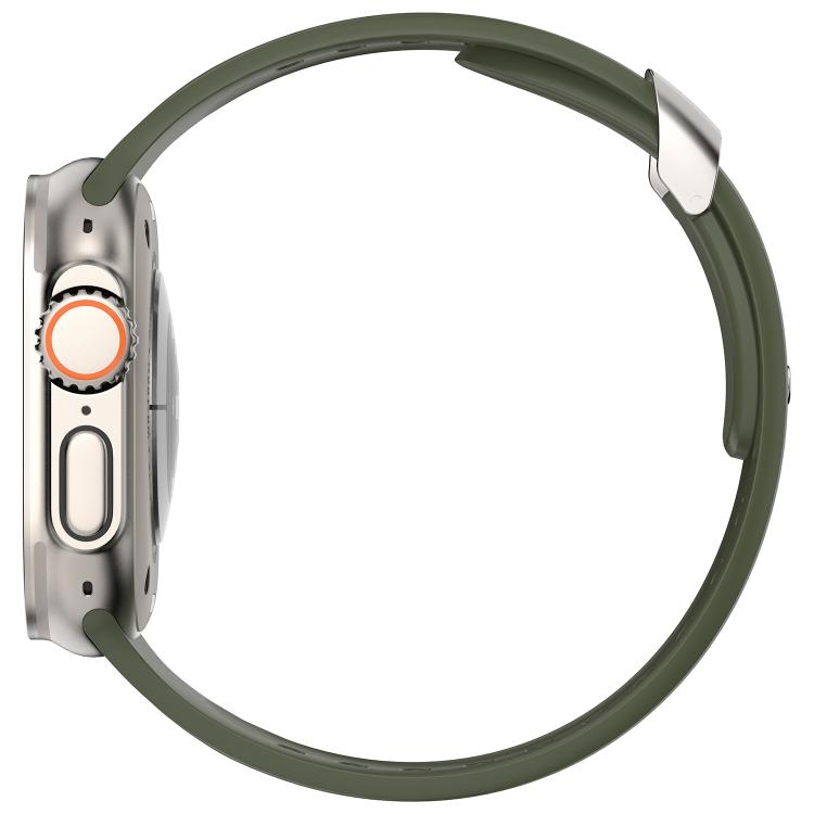 For Apple Watch 46mm / 49mm / 45mm / 44mm Explorer Silicone Watch Band
