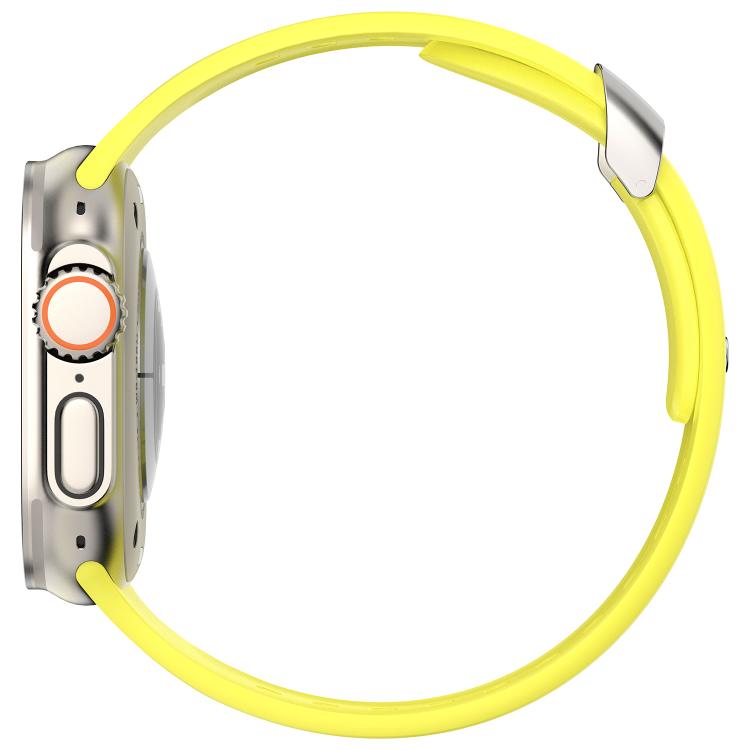 For Apple Watch 46mm / 49mm / 45mm / 44mm Explorer Silicone Watch Band