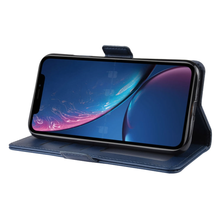 For iPhone XR Dual-side Magnetic Buckle Horizontal Flip Leather Case with Holder & Card Slots & Photo Frame