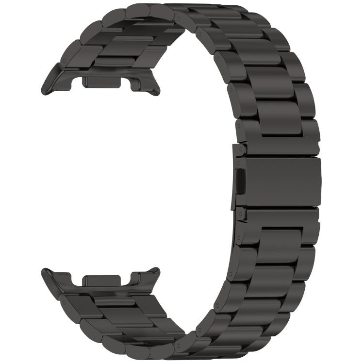 For Samsung Galaxy Watch8 / Watch8 Classic Slim Three Beads Stainless Steel Watch Band