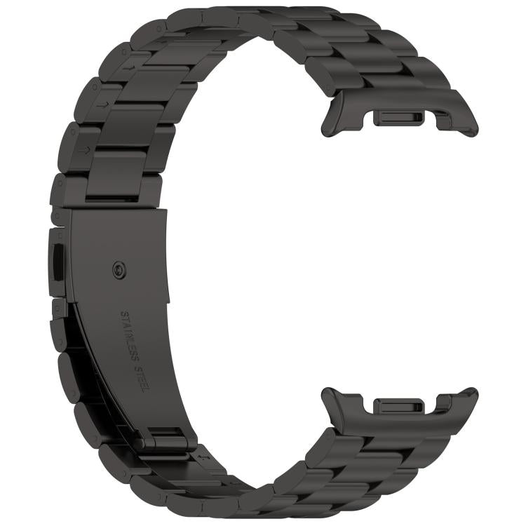 For Samsung Galaxy Watch8 / Watch8 Classic Slim Three Beads Stainless Steel Watch Band