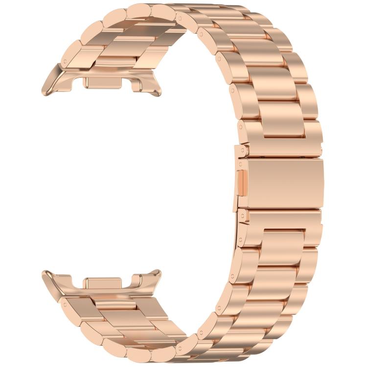For Samsung Galaxy Watch8 / Watch8 Classic Slim Three Beads Stainless Steel Watch Band