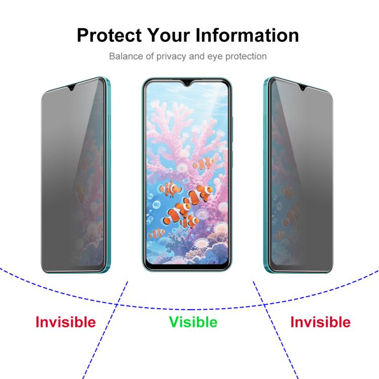 For Samsung Galaxy A07 JUNSUNMAY 25pcs Privacy Screen Protector Tempered Glass Film