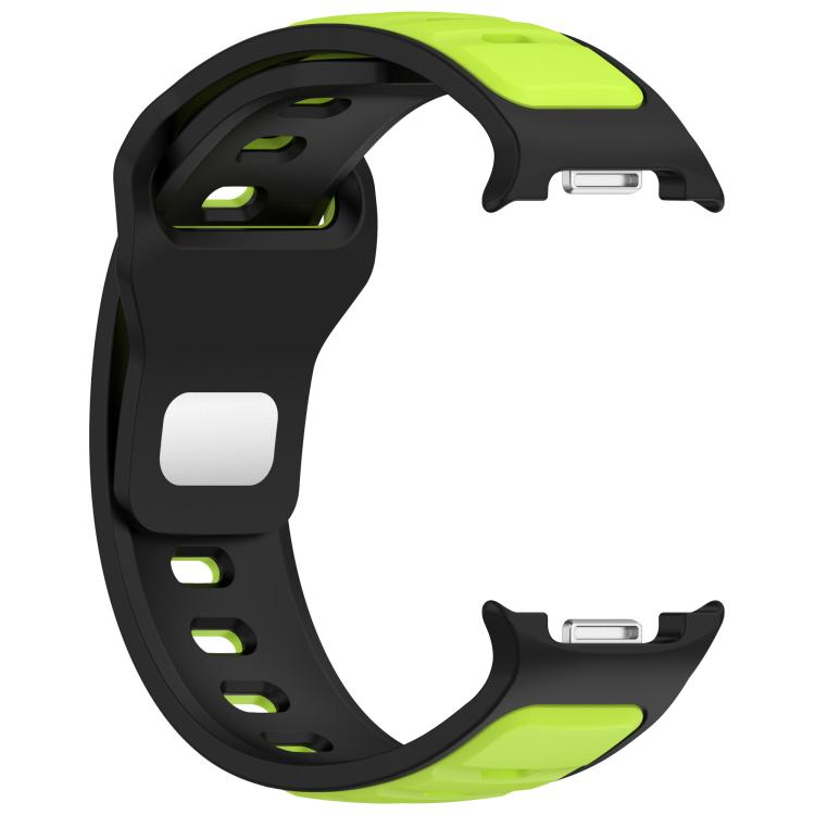 For Samsung Galaxy Watch8 / Watch8 Classic Reverse Buckle Two Color Silicone Watch Band