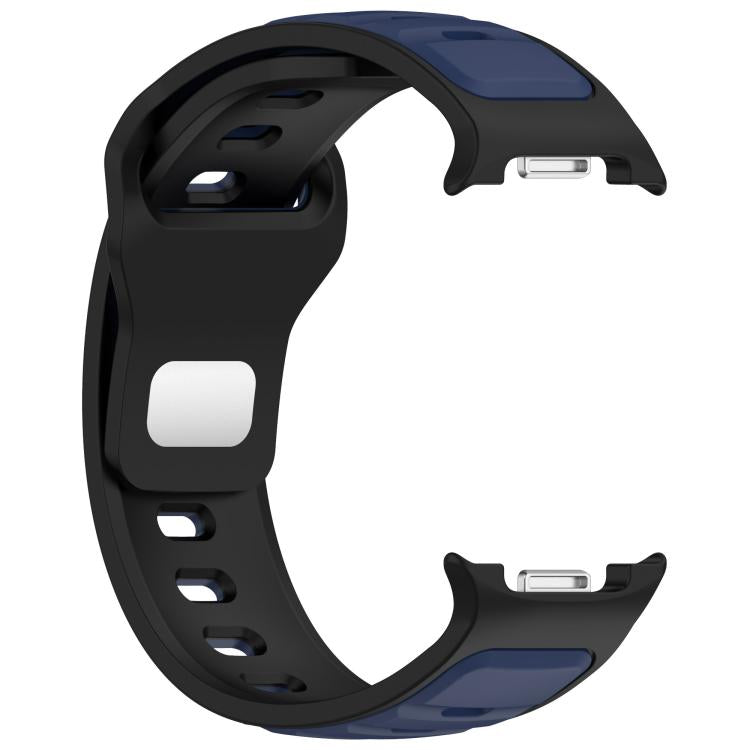For Samsung Galaxy Watch8 / Watch8 Classic Reverse Buckle Two Color Silicone Watch Band