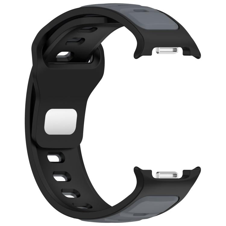 For Samsung Galaxy Watch8 / Watch8 Classic Reverse Buckle Two Color Silicone Watch Band
