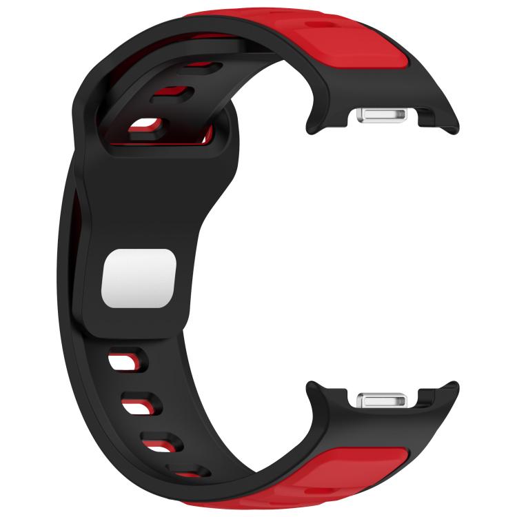 For Samsung Galaxy Watch8 / Watch8 Classic Reverse Buckle Two Color Silicone Watch Band