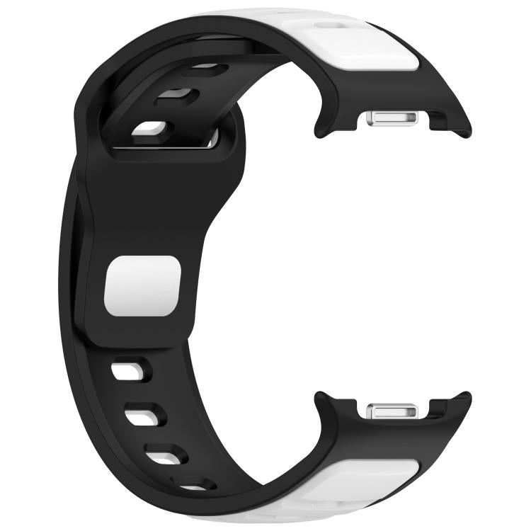 For Samsung Galaxy Watch8 / Watch8 Classic Reverse Buckle Two Color Silicone Watch Band