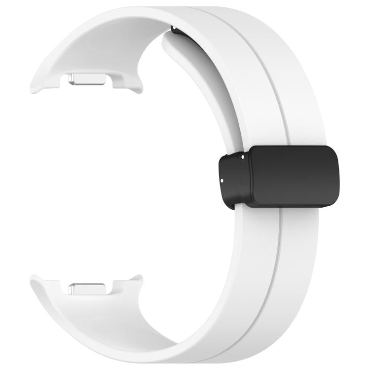 For Samsung Galaxy Watch8 / Watch8 Classic Folding Magnetic Buckle Silicone Watch Band