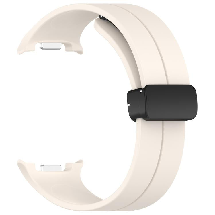 For Samsung Galaxy Watch8 / Watch8 Classic Folding Magnetic Buckle Silicone Watch Band