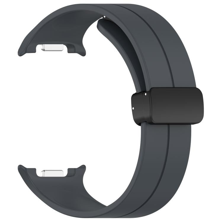 For Samsung Galaxy Watch8 / Watch8 Classic Folding Magnetic Buckle Silicone Watch Band