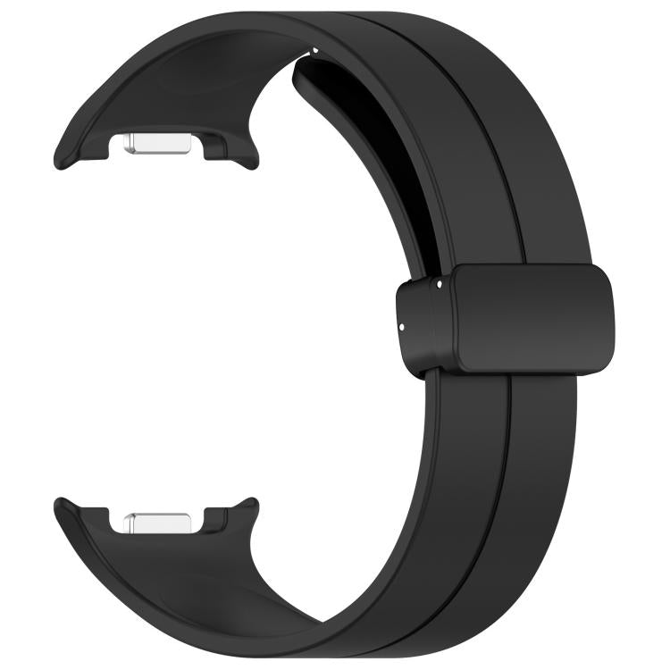 For Samsung Galaxy Watch8 / Watch8 Classic Folding Magnetic Buckle Silicone Watch Band
