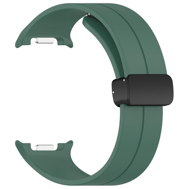 For Samsung Galaxy Watch8 / Watch8 Classic Folding Magnetic Buckle Silicone Watch Band