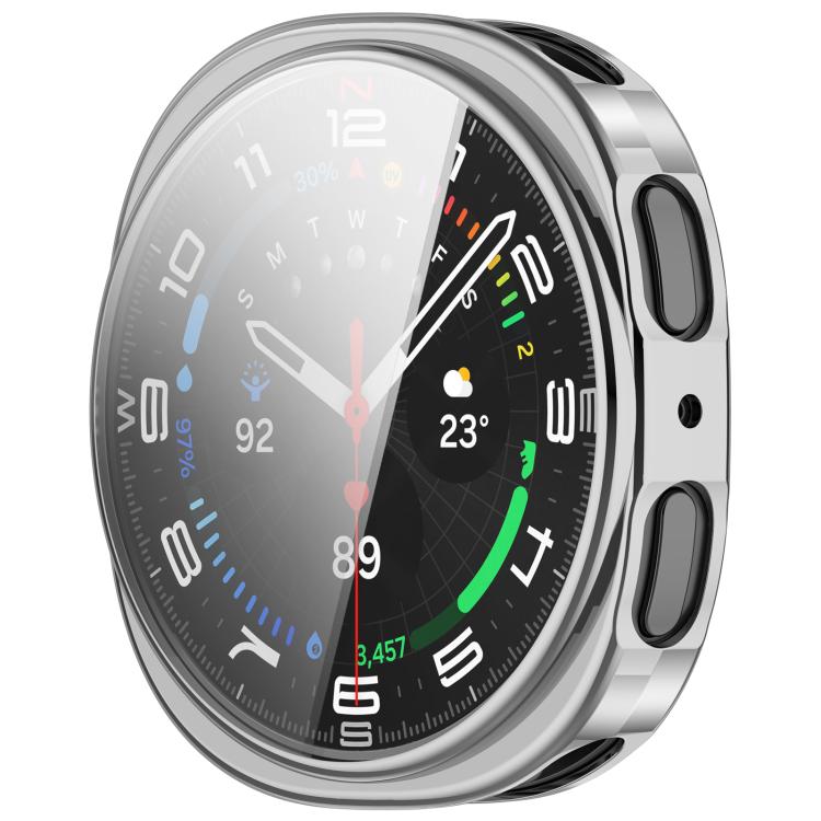 For Samsung Galaxy Watch 8 44mm All Coverage Electroplated TPU Watch Protective Case