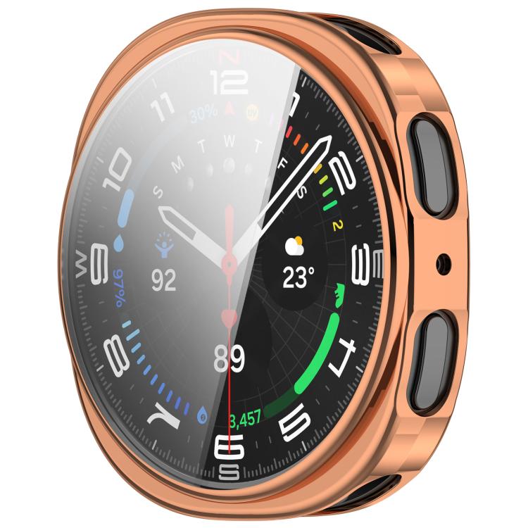 For Samsung Galaxy Watch 8 44mm All Coverage Electroplated TPU Watch Protective Case