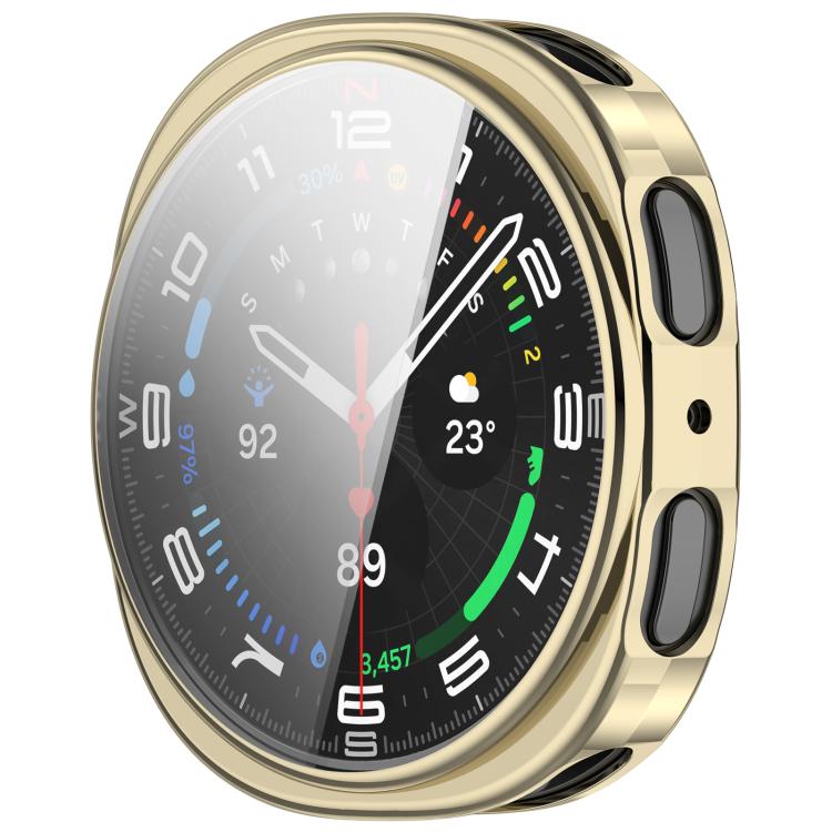 For Samsung Galaxy Watch 8 44mm All Coverage Electroplated TPU Watch Protective Case