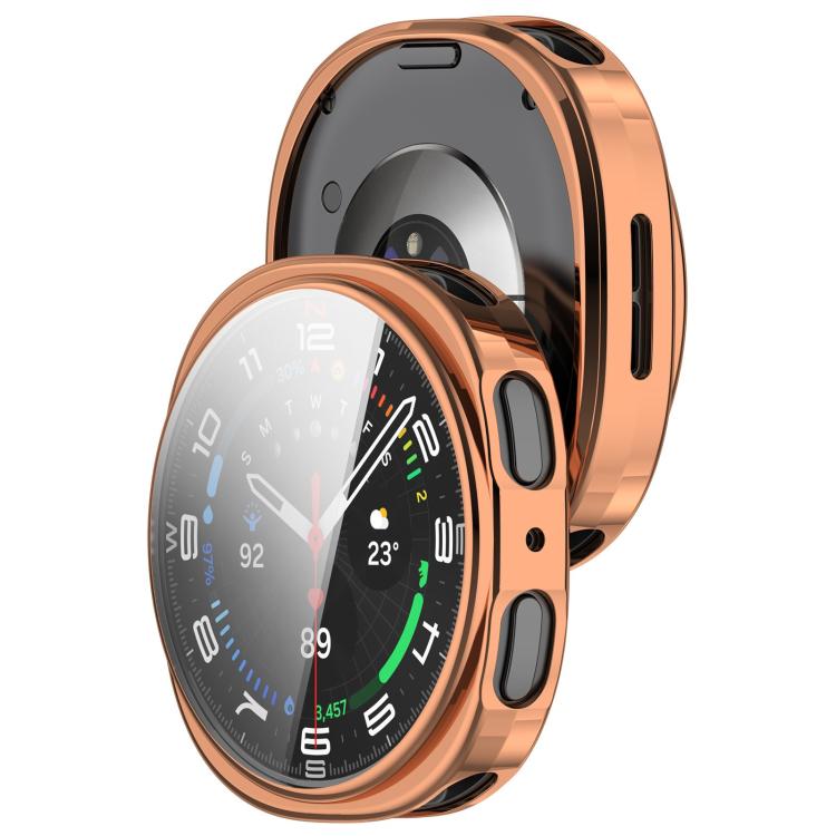 For Samsung Galaxy Watch 8 40mm All Coverage Electroplated TPU Watch Protective Case