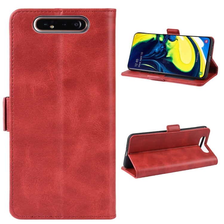 Wallet Stand Leather Cell Phone Case for Galaxy A80ï¼Œwith Wallet & Holder & Card Slots