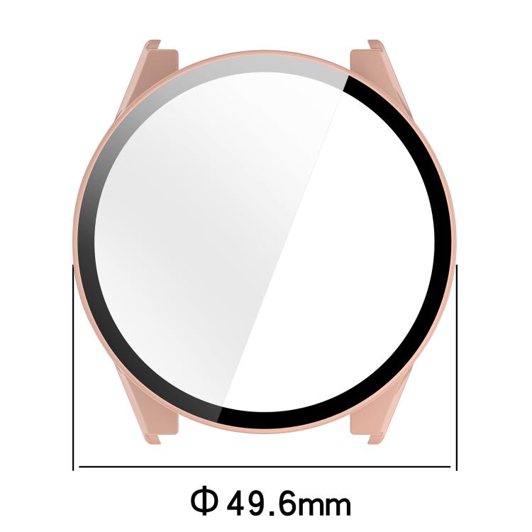For Garmin Forerunner 570 47mm Tempered Film Integrated PC Watch Case