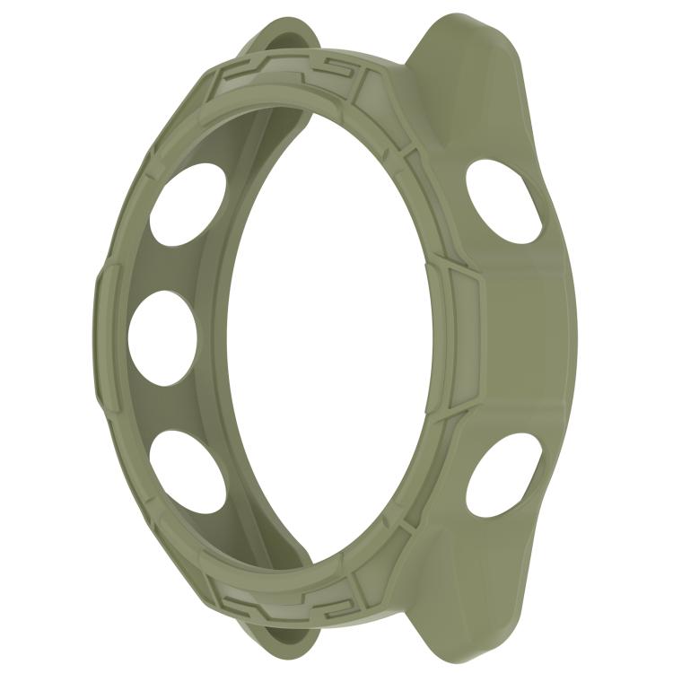 For Garmin Forerunner 570 42mm Hollow Armor Half Coverage TPU Watch Protective Case