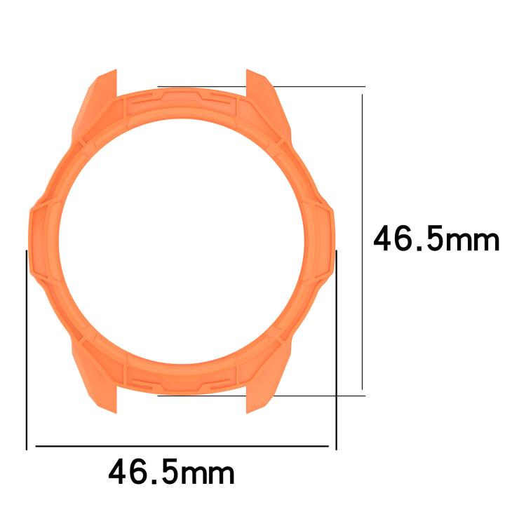 For Garmin Forerunner 570 42mm Hollow Armor Half Coverage TPU Watch Protective Case