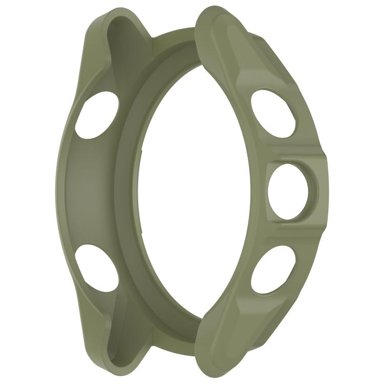For Garmin Forerunner 570 47mm Hollow Armor Half Coverage TPU Watch Protective Case