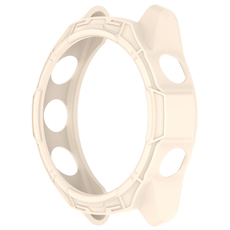 For Garmin Forerunner 570 47mm Hollow Armor Half Coverage TPU Watch Protective Case