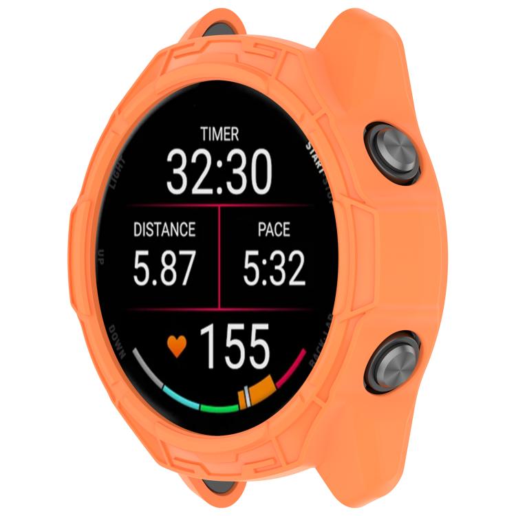 For Garmin Forerunner 970 Hollow Armor Half Coverage TPU Watch Protective Case