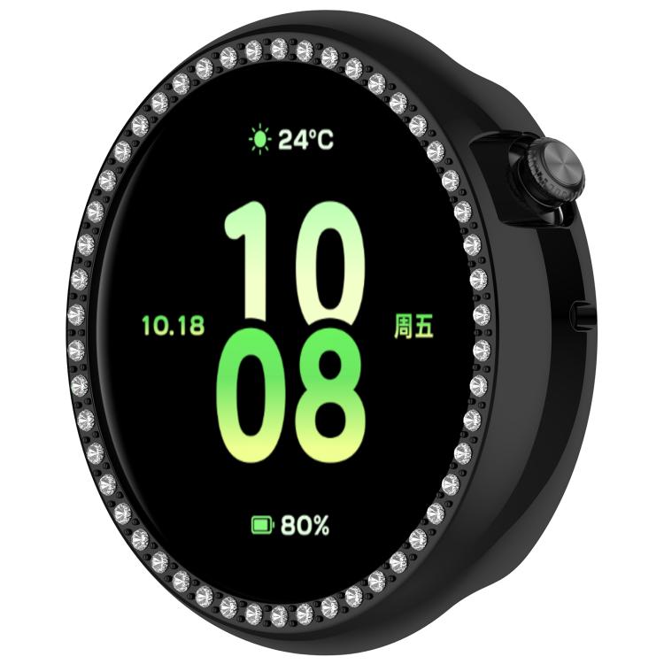 For Honor Watch Fit Single Row Diamond Half Coverage Hollow TPU Watch Case