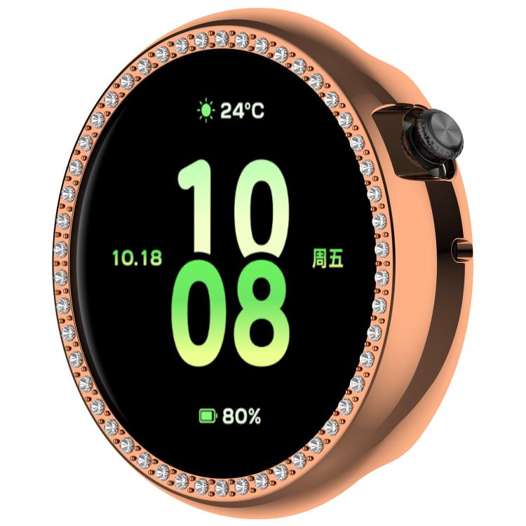 For Honor Watch Fit Single Row Diamond Half Coverage Hollow TPU Watch Case