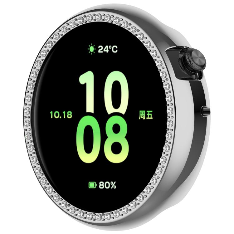 For Honor Watch Fit Single Row Diamond Half Coverage Hollow TPU Watch Case