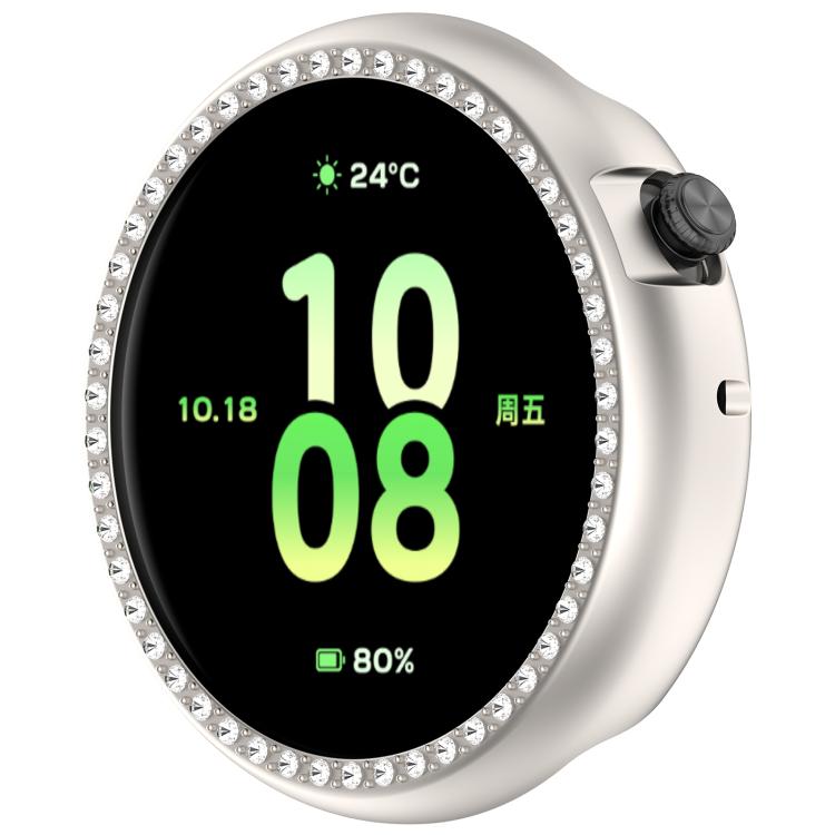 For Honor Watch Fit Single Row Diamond Half Coverage Hollow TPU Watch Case