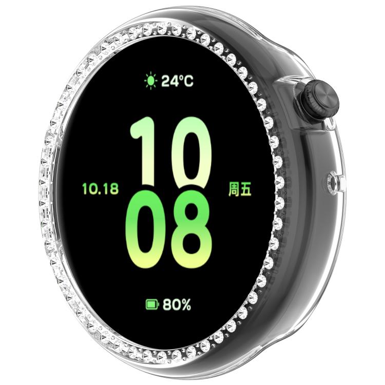 For Honor Watch Fit Single Row Diamond Half Coverage Hollow TPU Watch Case