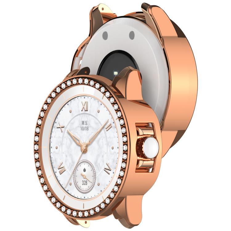 For Honor ROSSINI 2e Single Row Diamond Half Coverage Hollow TPU Watch Case